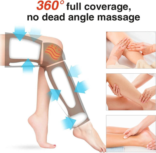 Beenmassage apparaat - Kuit massage - Been massage - Beenmassage apparaat bloedsomloop - beenmassage apparaat lymfedrainage - beenmassage apparaat electrisch - Warm compres
