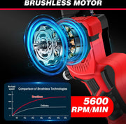 Draadloze kettingzaag - Kettingzaag accu - Borstelloze motor - 820W