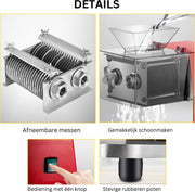 Slicer All-purpose slicer - Slicer - Meat slicer - All-purpose slicer - Meat slicer for home use - Meat grinder - 250 kg/h 0- 850W - 1440 r/min - Red