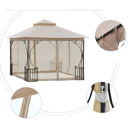 Partytent - Tuinfeesttent - Paviljoen - Tuinfeesttent - - Dubbel dak - 3 x 3m