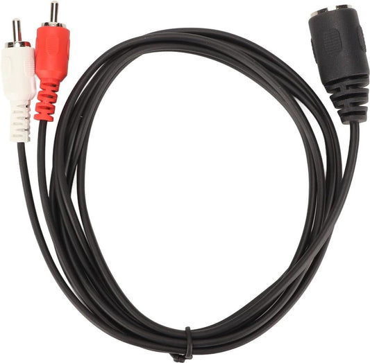 OFC Spiral Shield Molded Trekontlasting Connector Design - Sound Adapter Kabel voor CD Speler VCR DVD .