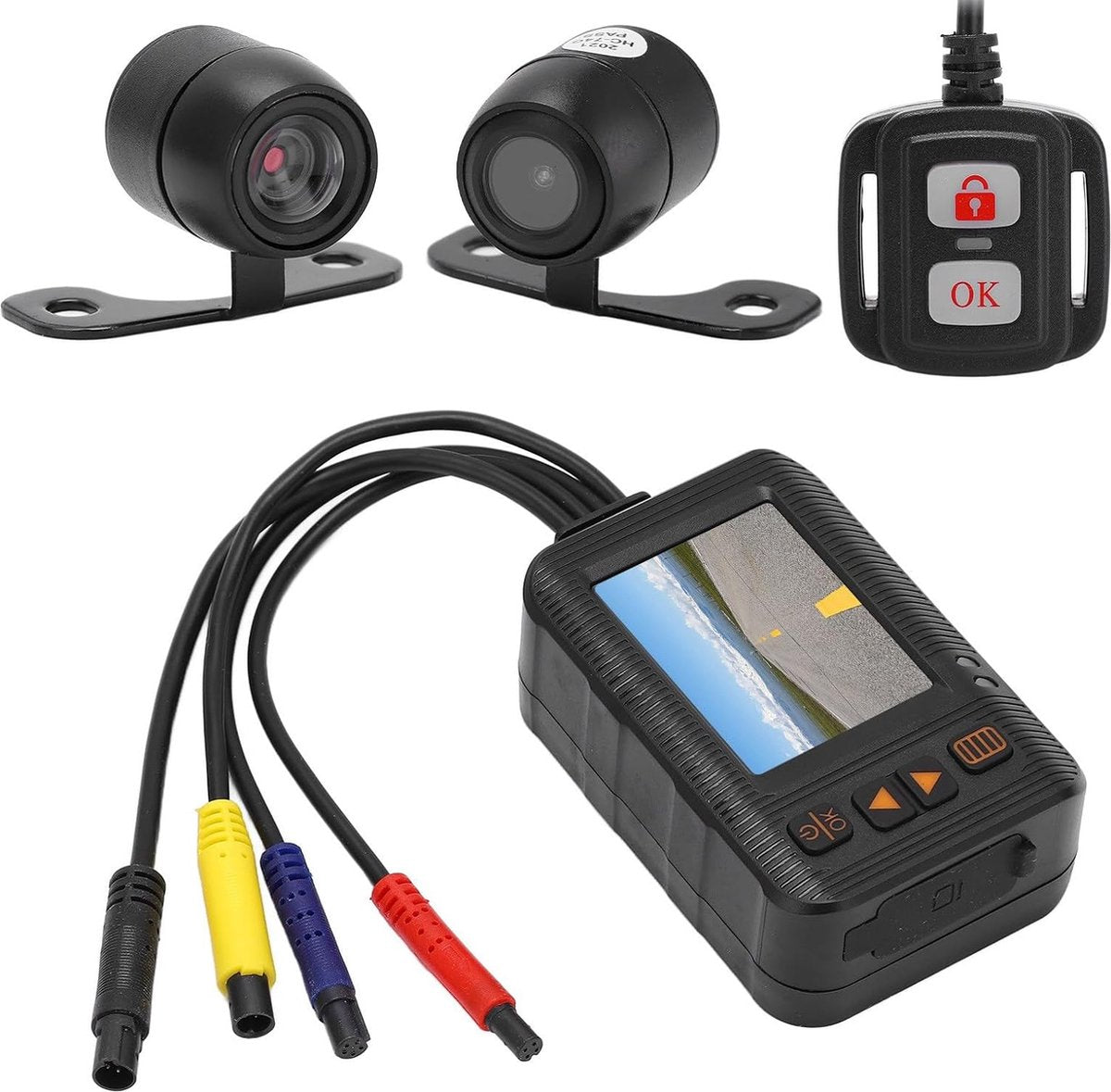 Motorfiets Dashcam Recorder - Waterdichte HD Opname - Bewegingsdetectie - Loopopname - Eenvoudige Installatie