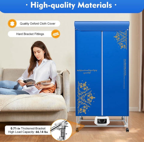 Elektrische Wasdroger - Smart Droogrek - Hangende Kleding Droger - Droger Voor Kledingkast - Warme Lucht Droger