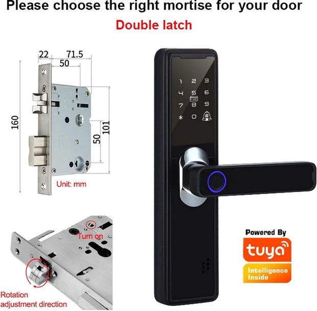 Smartlock - Smart Door Lock - Smart Lock - Fingerprint - Access Password IC Card - Smartlife Support