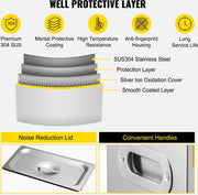 Ultrasoon Reiniger 5.8-6L – Roestvrij Staal – Professioneel Ultrasoon Reinigingsapparaat - met Digitale Verwarmingstimer – Voor Sieraden en Brillen