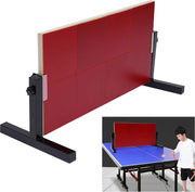 Tafeltennis Rebounder - Eenvoudig te Installeren - Tafeltennistafel Rebound Bord - Zelftrainingsapparatuur met 8 Rode Rubbers - 66 × 33 cm - Rood