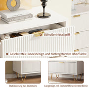 Kast - Dressoirkasten - Garderobekast - Opbergkast - Woonkamerkast - Modern - 60 cm x 34 cm x 91 cm - Wit