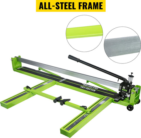 Handmatige Tegelsnijder - Professionele Tegelsnijmachine - Infrarood Laser Positionering - 1000mm - 6 tot 15mm Tegels - Draagbaar - Ergonomisch - Accessoires