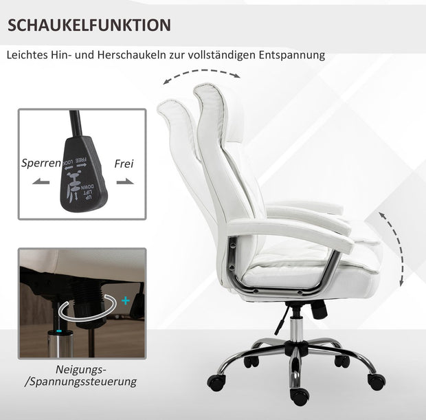 Desk chair office chair with tilt function modern diamond pattern