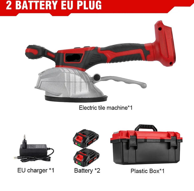 Tegeltiller - Tegelzuignap - Tegellifter - Tegelklem - Vacuum - Stenenklem - Tot 200kg - Elektrisch - Incl. 2x Batterij