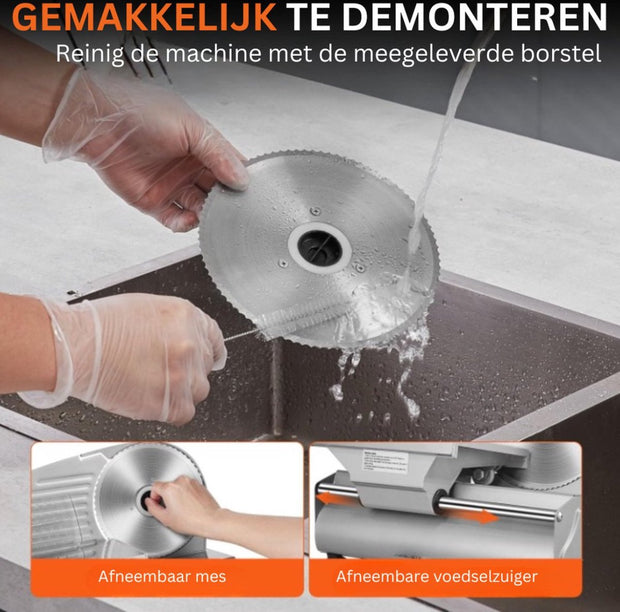 Vleessnijmachine - Snijmachine - Allessnijder - Snijmachine Allessnijder - Vleessnijmachine Voor Thuis - Vlees Snijmachine