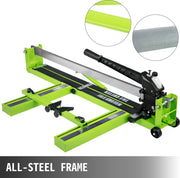 Tegelsnijder - 800mm - Handmatige Keramische Tegelsnijmachine - Met Twee Wielen en Rubberen Handgreep - voor het Snijden van Tegels, keramiek, Porseleinen Tegels