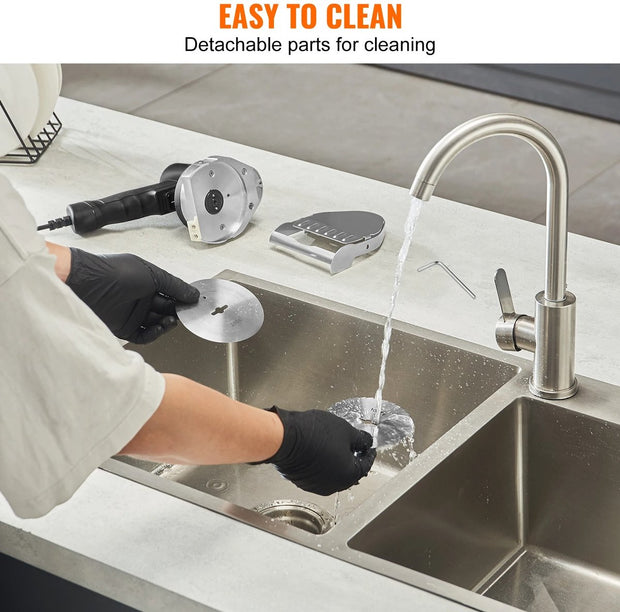 Meat Slicer - Electric Shawarma Knife - Flat Blade - Stainless Steel