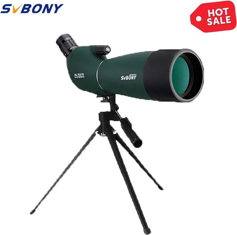 Telescope - Spotting Scope - Monocular - Powerful Binoculars - Bak4 Fmc - Waterproof With Tripod Camping