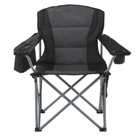 Camping chair - Folding chair - Foldable - Fishing chair - Beach - Foldable - Lightweight - Outdoor chair - Black - 98x63x99CM