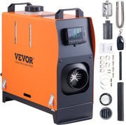 Air Diesel Standkachel - 5KW - 12V - Auto Heater - Luchtverwarmer - met Digitaal-display en Afstandsbediening - voor Boten, Vrachtwagen, Auto's, Campers - Oranje