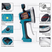 Professionele Tegeldrager - Trilfunctie - 6 Standen - Ergonomische Grip - High Power Motor - 18-20 V - Draadloos inclusief Accu