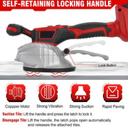 Tegeltiller - Tegelzuignap - Tegellifter - Tegelklem - Vacuum - Stenenklem - Tot 200kg - Elektrisch - Incl. 2x Batterij