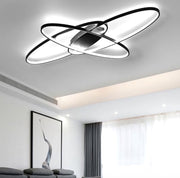 Design plafondlamp - Plafondlamp - Modern - LED - 3 kleuren dimbaar - Aluminium - Zwart
