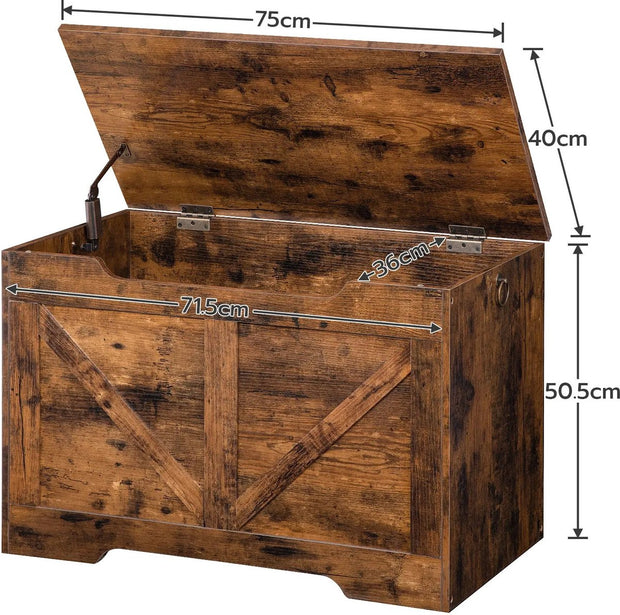 Toy chest - Toy storage bench - Toy chests - Wooden toy chest - Blanket chest - Storage bench with lid - 100x40x50.5cm