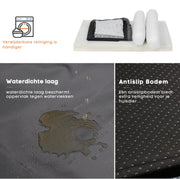 Hondenmand orthopedisch - Wasbare hoes - Hondenbed - Honden bed - 120x90x25cm - Maat XL - German shepherd - Labrador - Golden retriever
