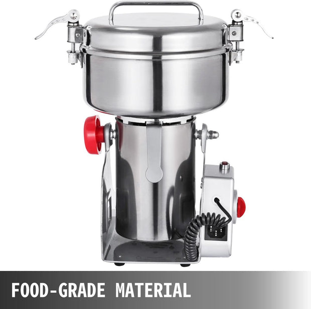 Kruidenmolen elektrische - Graanmolen elektrische - Maalmolen - Graan molen - Moutmolen - 350 gram - Voor het fijnmalen van diverse kruiden en koffie