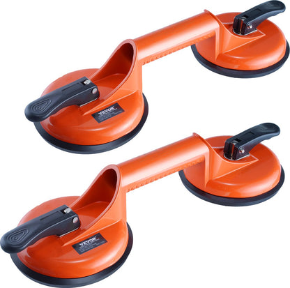 NBR Zuignap - met φ119mm Vacuümheffer - Handvat van Aluminiumlegering - Draagvermogen 85-150kg - Bedrijfstemperatuur -20-60℃ - Krachtige Zuigkracht