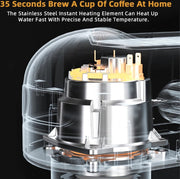 Espressoapparaat - Professionele Kwaliteit - 20 Bar - Semi-automatisch - Melkopschuimer - Inclusief Koffiemolen - Barista - Espresso - Cappuccino - Latte en Mocha