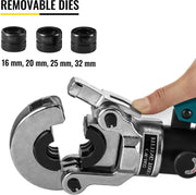 Krimptang - Hydraulische Krimper - TH Kaken - Hydraulische Pex Pijp Aluminium Plastic Pijp Krimptang - Blauw