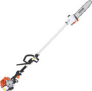 Heggenschaar Benzine - 52CC - 6-in-1 - Tweetaktmotor - Met 8500 Tpm - Kan 270° - Worden Gedraaid - Met Beschermende Handschoenen En Gehoorbescherming - Voor Van Hoge Takken - Struiken - Theetuinen En Landschapsonderhoud