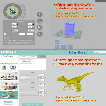 mini 3D Printer - 3D Printers - Printer - Mini Printer - Including Software -