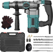 Demolition Hammer - Demolition - Jack Hammer - Drill - Heavy Concrete Breaker - Powerful - Electric Demolition Hammer - Rotary Hammer - Professional - Cordless Rotary Hammer - Concrete Perforator - 1200W - 220V - Case