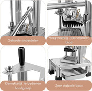 Frietsnijder Roestvrijstaal - Patatsnijder - Aardappelpers - Aardappelsnijder - Fritessnijder