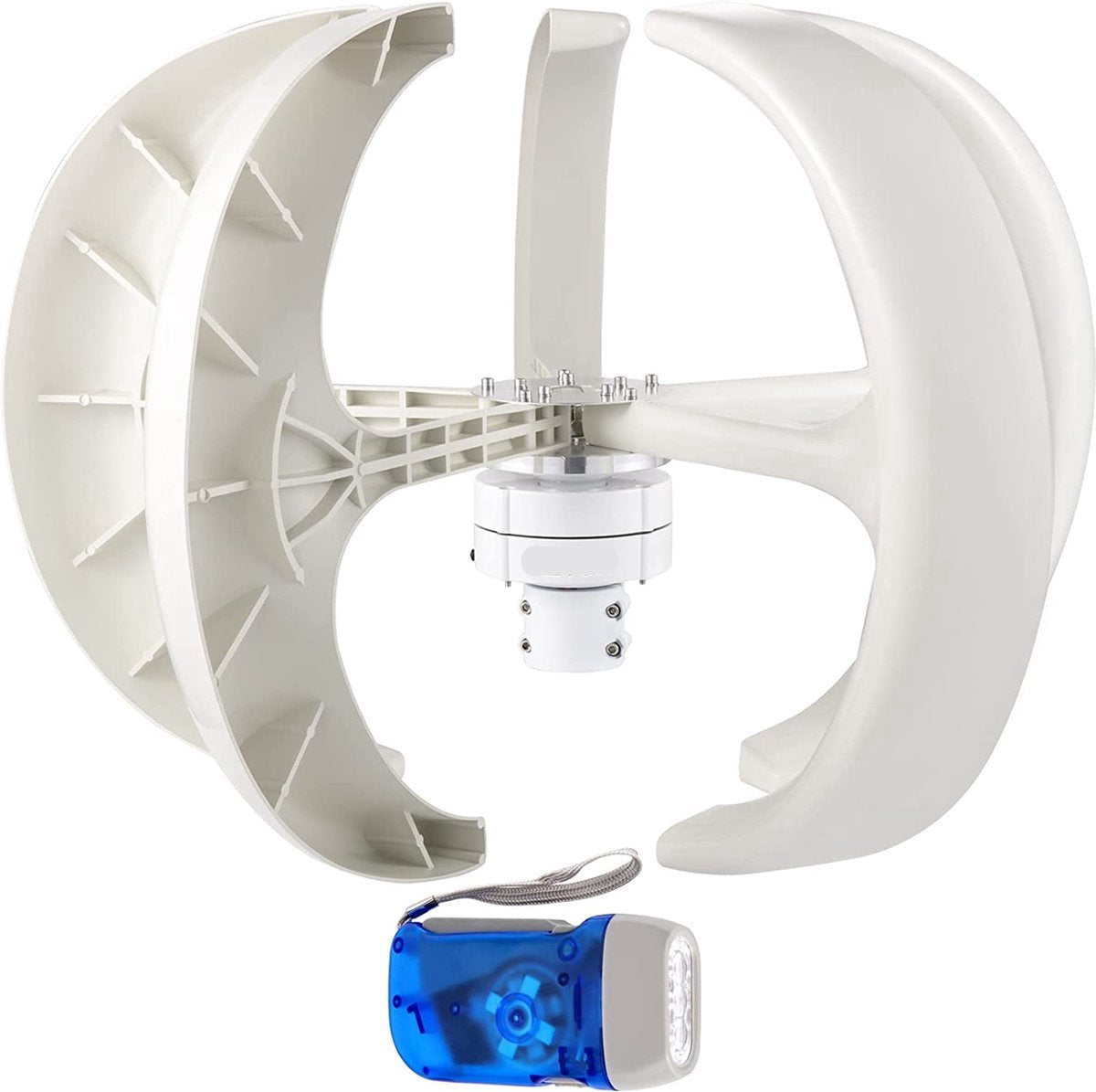 Windturbine - 12V 600W - 5 Bladen - Windmolen generator - Windturbine generator - Aerogenerator - Windenergie - Windturbine bouwpakket - voor thuis tuin Boot of straatverlichting - incl Controller - QUORE