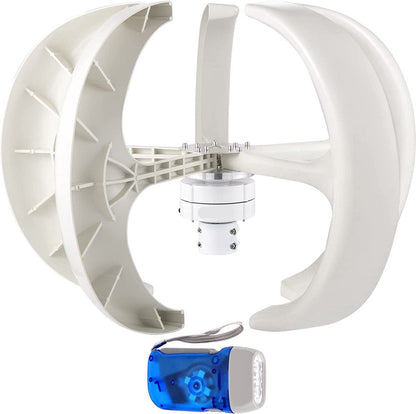 Windturbine - 12V 600W - 5 Bladen - Windmolen generator - Windturbine generator - Aerogenerator - Windenergie - Windturbine bouwpakket - voor thuis tuin Boot of straatverlichting - incl Controller - QUORE