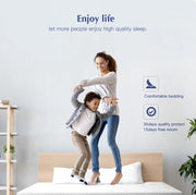 Memory foam mattress topper - Loose mattress - Comfort foam - Gel topper - Mattress - 7cm thick - 180x200cm