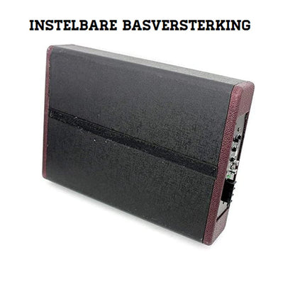 Subwoofer Auto - Subwoofer Auto Met Versterker Hoog Vermogen -   Actieve Instelbare - Bass Boost - 600W - 20Hz - 150Hz - Zwart