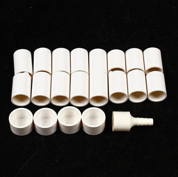 Kweekbak - Hydrocultuur Set - Kweektafel op Poten - Duurzaam - Licht Gewicht - Hydroponic Systeem - 2 Lagen - 72 Gaten - 98x55x72 CM - Wit