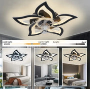 Ventilator Lamp - Plafondventilator - Zwart - Smart Lamp - Met Dimmer - 6 Standen Ventilator - Keuken Lamp - Woonkamerlamp - Moderne lampProductbeschrijvingSneller in huisBij 2 partners        Brilliant Slimline - Plafondventilator - Met verlich