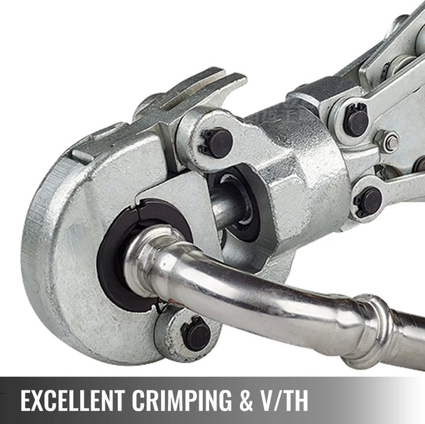 Hydraulische Krimptang - V12-28mm TH16-32mm Perstang - V & TH-vormige Pijp Krimptang - Handbediende Perstang - Loodgietersgereedschap - Blauw