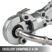Hydraulische Krimptang - 6T - V12-28mm - TH16-32mm - V-vormige - TH-vormige Pijptang - Bekken 360° Draaibaar - Geschikt voor Samengestelde Buizen PEX PE-X PB-buizen