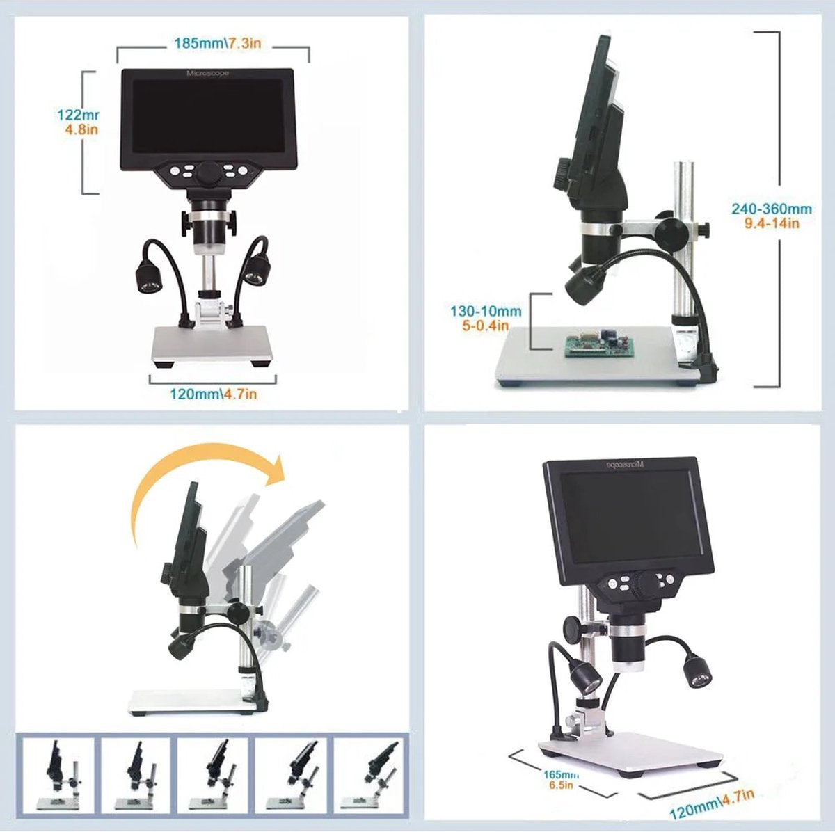 Digitale Microscoop - Microscoop Voor Kinderen - Microscoop kind - Microscoop Kinderen - Microscoop Digitaal - Microscope - 1-1200X