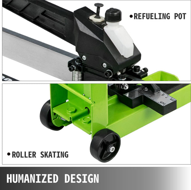 Tegelsnijder - 1000mm - Handmatige Keramische Tegelsnijmachine - Met Twee Wielen & Rubberen Handgreep - voor het Snijden van Tegels - keramiek - Porseleinen Tegels