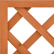 Plantenbak Met Klimrek - Bloembak - Weerbestendig - Met trellis - Buiten - Hout - Plantenbak - 18 Liter - Bruin