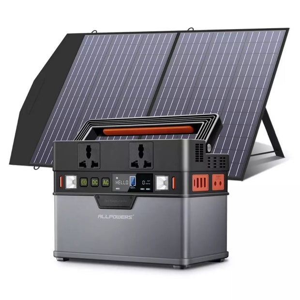 Solar Generator Pro - Renewable energy on the go - Power station - Solar generator - Portable power station - Solar generator - Solar panel - Solar station with 2 partners EVEBASE Move 2000