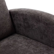 Relax stoel - Fauteuil - Leesstoel - Robuust - Stof - Massief houten poot - Donkergrijs