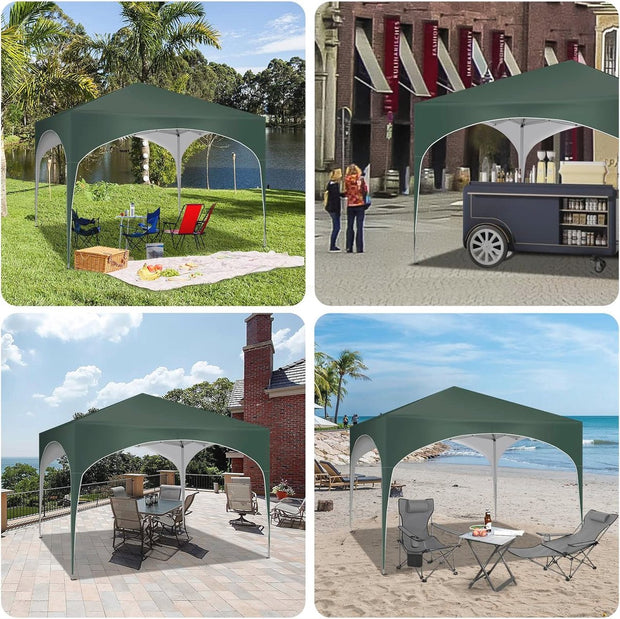 Waterdichte Partytent - 3x3m - Verstelbaar en Stevig voor Tuin - Camping en Evenementen