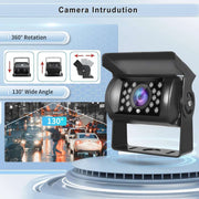 Achteruitrijcamera met 7 inch LCD-monitor - Nachtzicht, Waterdicht, Geschikt voor Auto's, Vrachtwagens en Campers