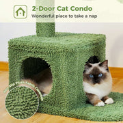 Middelgroot Cactus Krabpaal - voor Katten - Met Zachte Kattenmand/Hangmat - Kattenspeelgoed - Krabpaal - Geschikt voor Kittens
