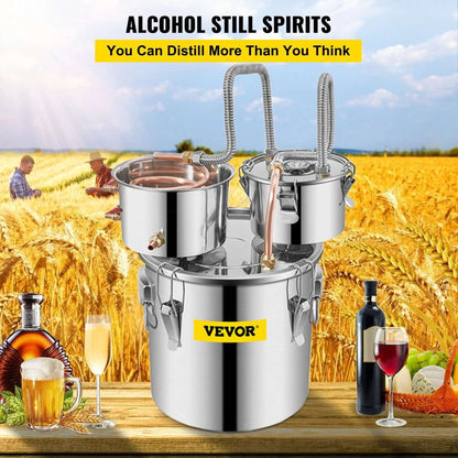 Alcohol destileerder - Destilatie Apparaat - Destilatie Set - Alcohol destileerder Set - Alcohol destileer - Destilator - 20L - Beginner Set
